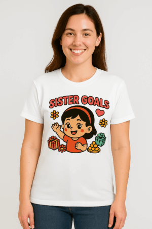 Sister Goals Raksha Bandhan Special Women's Classic T-Shirt