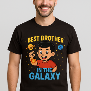 Best Broter In the Galaxy Raksha Bandhan Special Men's Classic Crew T-Shirt