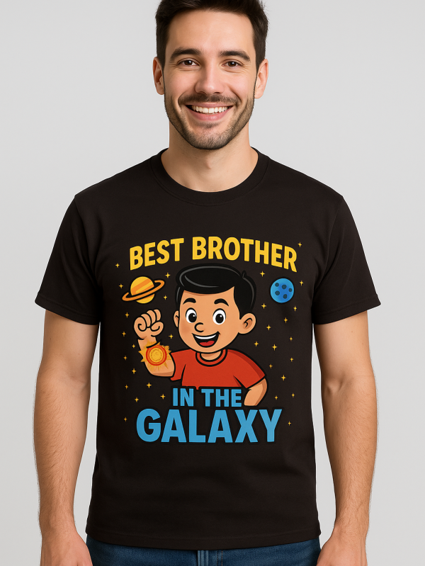 Best Broter In the Galaxy Raksha Bandhan Special Men's Classic Crew T-Shirt