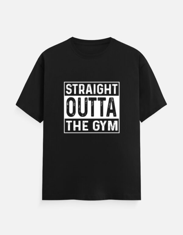 STRAIGHT OUTTA THE GYM Mens's T-Shirt - Image 6