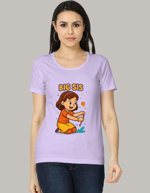 Big Sis Raksha Bandhan Special Women's Classic T-Shirt - Image 2