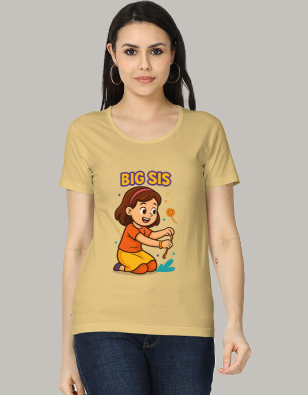 Big Sis Raksha Bandhan Special Women's Classic T-Shirt - Image 5