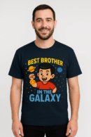 Best Broter In the Galaxy Raksha Bandhan Special Men's Classic Crew T-Shirt