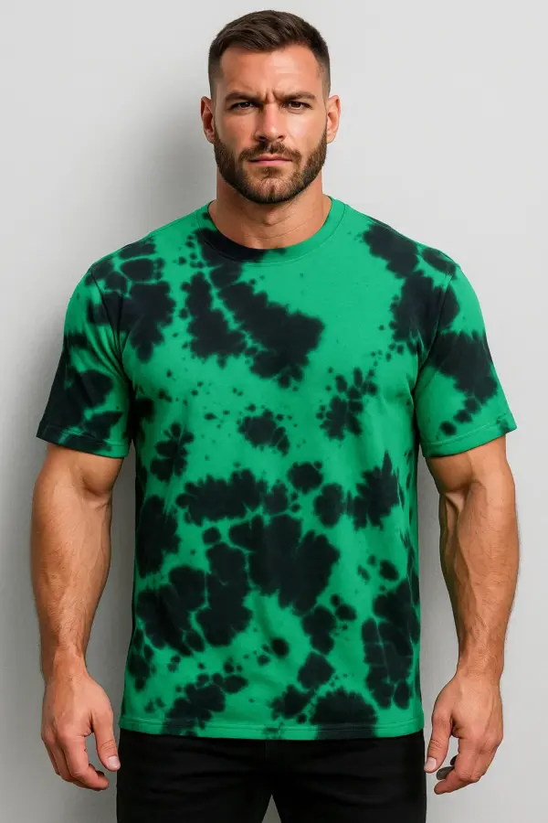 Men's Tie Dye Oversized T-Shirt - Image 13
