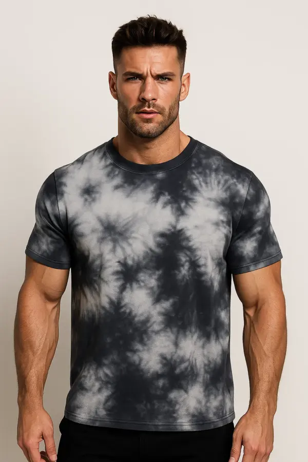 Men's Tie Dye Oversized T-Shirt - Image 19