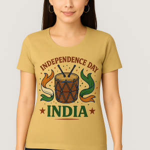 Independence Day Special Women's Classic T-Shirt - Beige