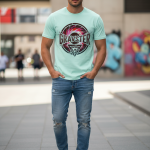 Gravster Classic Crew T-Shirt For Men's - Mint