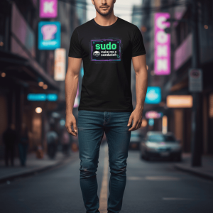 Sudo Make me Sandwich Classic Crew T-Shirt For Men