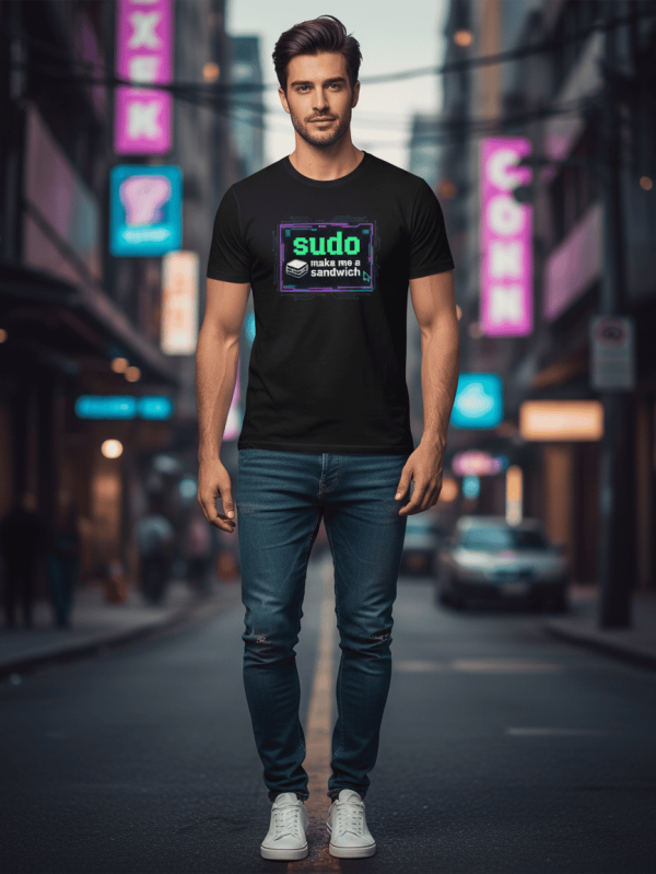 Sudo Make me Sandwich Classic Crew T-Shirt For Men