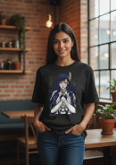 Women's Anime Oversized Classic T-Shirt