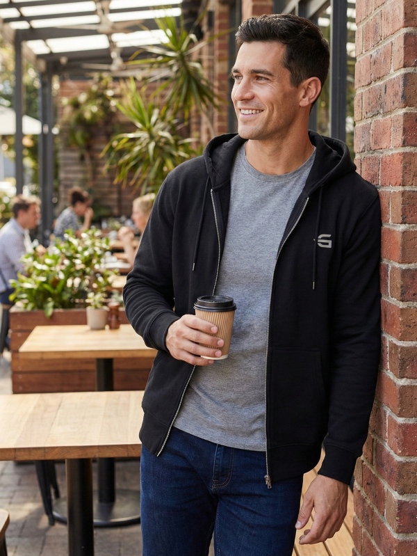 Gravster Men's Zipup Hoodie