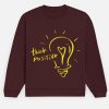 Think Positive Men's Sweatshirt - Maroon