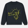 Think Positive Men's Sweatshirt - Navy Blue