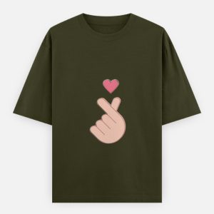 Women's Oversized Classic T-Shirt - Olive Green