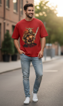 Battle of Honor Men's Oversized Classic T-Shirt