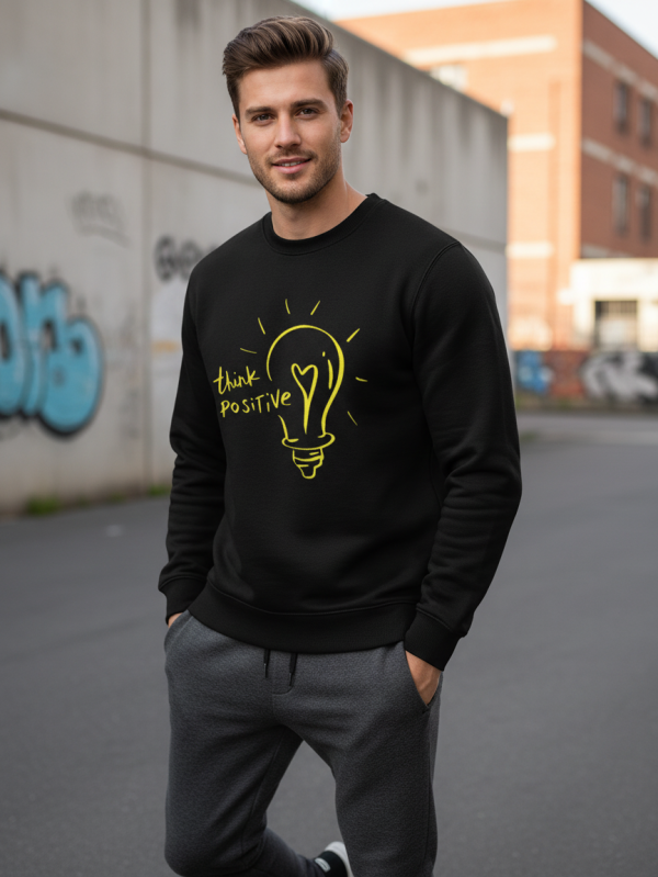 Think Positive Men's Sweatshirt