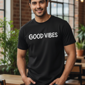 GOOD VIBES Men's Classic Crew T-Shirt