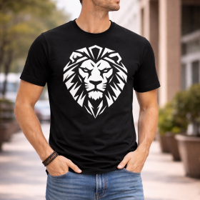 Lion Men's Classic Crew T-Shirt - Black