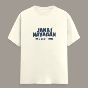 Jana Nayagan One Last Time Men's Classic Crew T-Shirt - Off White