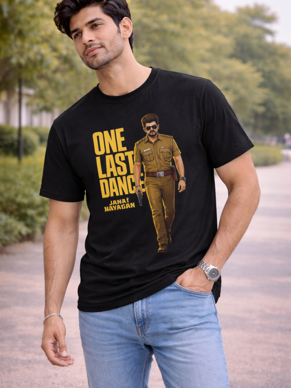 One Last Dance Jana Nayagan Men's Crew T-Shirt